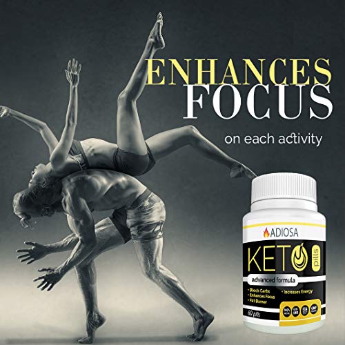 Adiosa Keto Carb Blocker Weight Loss Pills - Supplements to Burn Fat Fast - 60 Pills - Premium Keto Supplement - Keto Appetite Suppressant for Women & Men - Keto Meal Replacement - Thumbnail 3