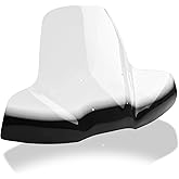 FOVPLUE Universal Adjustable Large ATV Windshield Compatible with Polaris, Arctic Cat, Honda Yamaha, Can-Am,Kawasaki ATVs,Fit