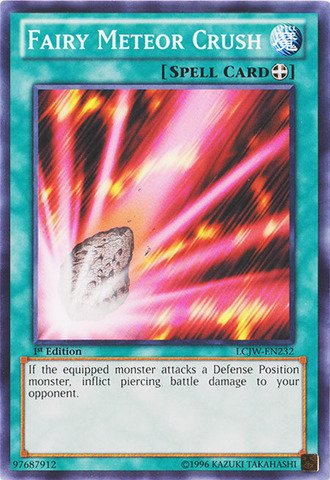 Yu-Gi-Oh! - Fairy Meteor Crush (LCJW-EN232) - Legendary Collection 4: Joey's World - 1st Edition - Common