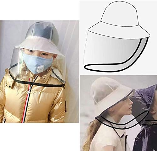 bingx Fashionable Transparent Anti-Fog Waterproof Windproof Parent-Child Protective Cap rain Cap