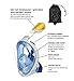 Trax To Tracks Full Face Snorkel-Dive Mask Provides Anti Fog Snorkeling-This Recreation Dry Snorkel Set Comes with Snorkel Bag GoPro Attachment- for Adults, Youth, Children