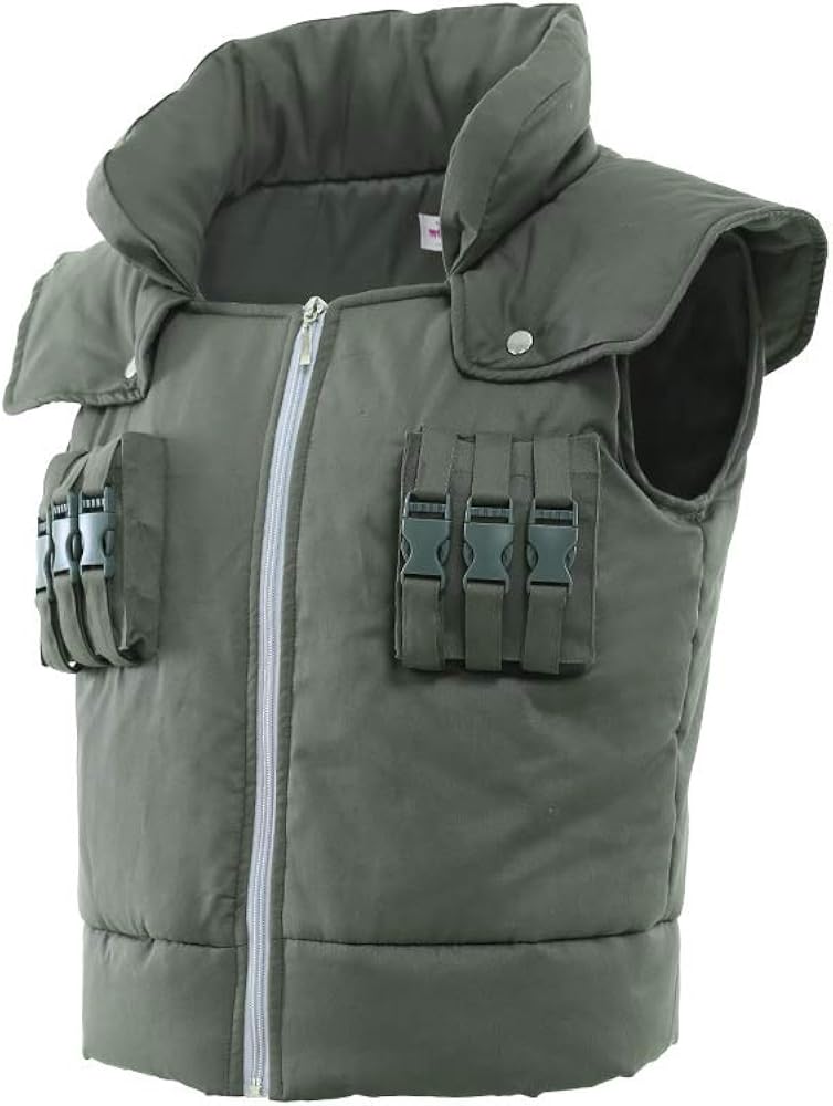 miccostumes Mens Kakashi Hatake Vest Cosplay Costume Halloween