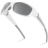 DEAFRAIN Polarized Sports Sunglasses for Men Women Driving Fishing Cycling Running UV Protection