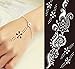 Tattoo Stencil/Template 10 Sheet Set Flower Pretty New Henna Designs