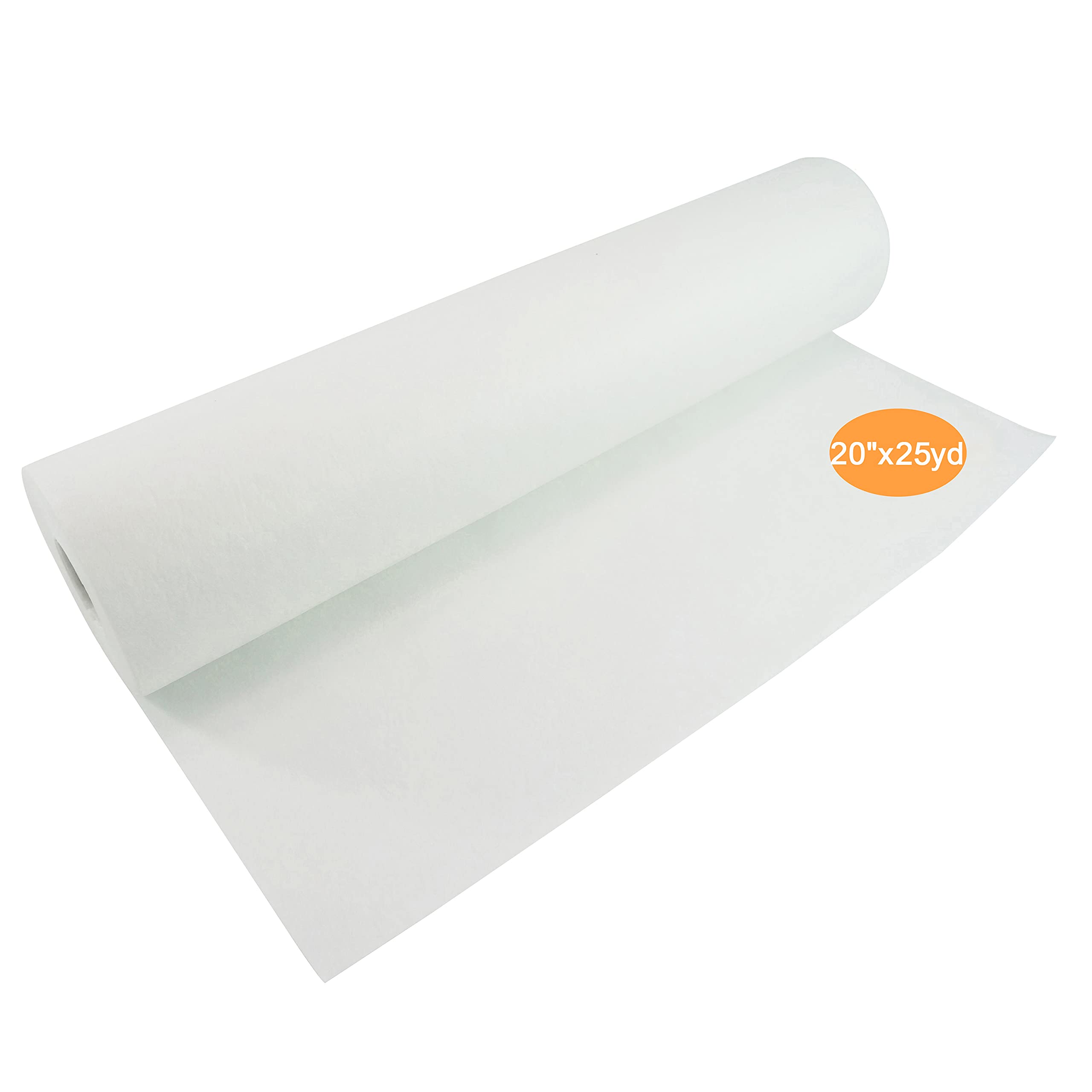 New brothread Cut Away Machine Embroidery Stabilizer Backing 20" x25 Yd (50cmx23M) roll - Medium Weight 70gm (2.5oz) - Cut into Any Sizes - for Machine Embroidery and Hand Sewing