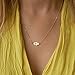 suchadaluckyshop Fashion Women Hamsa Fatima Hand God Evil Eye Pendant Gold Silver Chain Necklace