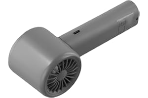 Portable Handheld Turbo Fan with USB Rechargeable Battery, Digital Display, Adjustable Speed, Quiet Cooling for Travel, Campi