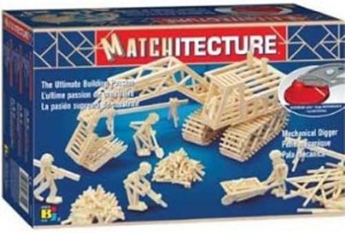 Matchitecture 6641 Mechanical Digger and Shovel Toy, Medium