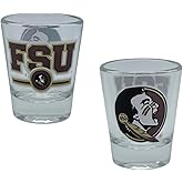 Boelter Brands Licensed NCAA Letterman 2oz Shot Glass (Florida State Seminoles)