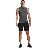 Under Armour Mens HeatGear Armour Compression Mock Sleeveless