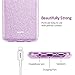 ESR Makeup Glitter Case Compatible for The Samsung Galaxy S9, Glitter Sparkle Bling Case Protective Cover [Three Layer][Supports Wireless Charging] for Galaxy S9 5.8 inch, Purple(Released in 2018)