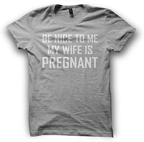 Paranoid Penguin Nice To Me My Wife Is Pregnant Mens T-Shirt