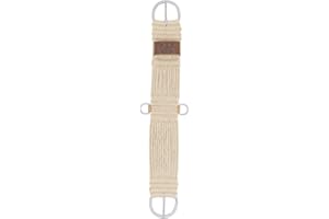 Weaver Leather Mohair 27 Strand Roper Cinch with Jeremiah Watt Hardware