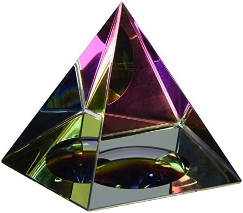 Sky Pulse Iridescent Crystal Pyramid Storm Front, 2.5 Inch by Sky Pulse