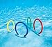 INTEX Underwater Swimming/Diving Pool Toy Rings - (8 Pack) Assorted Colors