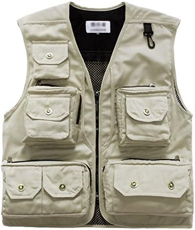Fly Fishing Vest Multi Pockets Travel Photography Vest Outdoor Hunting Breathable Waistcoat Jackets