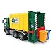 Bruder Man Tgs Rear Loading Garbage Green/Yellow Vehicle