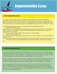 Argumentative essay amazon image