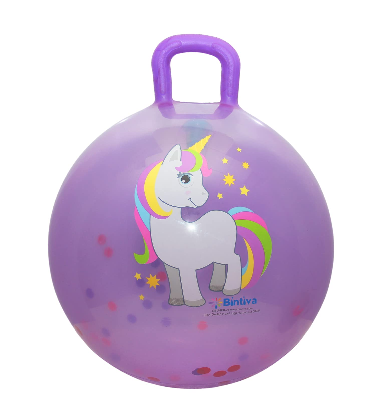 Hopper Ball Hippity Hop 45 Cm / 18 Inch Diameter - Unicorn Toys for Girls Age 4-6 - Unicorn Gifts for Girls 3-6
