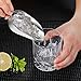 Goplus 2PCS Ice Scoop, 12oz Cast Aluminum Food Candy Scooper Flat Bottom, Perfect for Kitchen Bar Party Wedding, Set of Two (Silver)