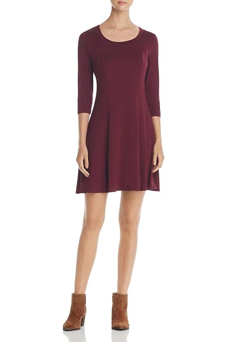 quarter sleeve t shirt dress