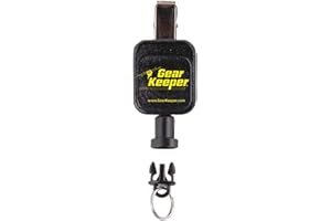 Gear Keeper RT5-5803 Micro Key/Tool Retractor with Spring Clip Mount, 50 lbs Breaking Strength, 2.5 oz Force, 36" Extension