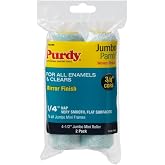 Purdy 140624040 Jumbo Mini Parrot Roller Cover Replacements, 2-Pack, 4-1/2 inch x 1/4 inch nap