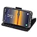 Arae Magnetic Wallet, Compatible with MagSafe Wallet, for iPhone 15/14/13/12 Series, Adjustable Stand with 4 Card Holder, Magsafe Accessories, PU Leather