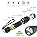 Flashlight Led torch Light Rechargeable - Super Bright 1000 Hight Lumen CREE LED, 4 Modes High/Low/Strobe/SOS with 18650 Battery and Usb Cable for Camping, Hiking, Dog Walking and Emergency Use