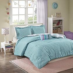 Mi Zone Carly Comforter Set, Doodled Circles Polka