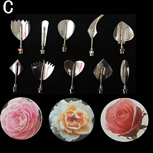 Oi Max 11pcs/set 3D Jelly Flower Art Tools Jelly Cake Gelatin Pudding Nozzle Cake Tools