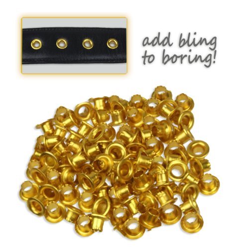 100-Piece 3/16" Eyelet Grommet Refills Shoes, Clothes, Leather
