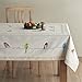 Maison d' Hermine Table Cloth Rectangle Table 100% Cotton 54 x 72 Inches Tablecloth Reusable Decorative for Dining Room, Farmhouse, Home, Party, Festive & Wedding Spring Summer - Birdies on Wire