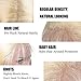 Blonde Human Hair Wigs 13x4 Lace Fron Wig Middle Part Short Cut Blonde Bob 180% Density Remy Hair 12