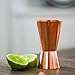 Copper Jigger Shot Glasses - 100% Copper Double Jiggers - 2oz / 1oz, 3 5/8