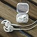 Ear Hooks and Covers Accessories Compatible with Apple AirPods or EarPods Headphones/ Earphones/ Earbuds [Secure Fit, Anti-Slip Guaranteed] with Storage Box (2 Pairs) (Clear)