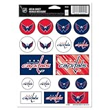 Wincraft NHL Washington Capitals Vinyl Sticker Sheet, 5
