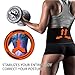 WIN.MAX Waist Trimmer Ab Sauna Belt Adjustable Weight Loss Wrap Sweat Belt with Sports Armband for Men & Women One Size Fits up to 46 Inches (Wrap 4)