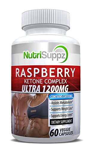 100% Pure Raspberry Ketone Complex Ultra 1200mg, Weight Loss Pills, Thermogenic Effect - Green Tea Extract, African Mango, Grape Seed Extract - 60 Veggie Capsules - Thumbnail 3