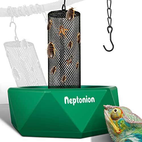 NEPTONION Hookable Chameleon Feeding Bowl