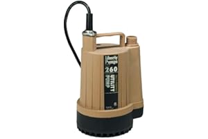 Liberty Pumps 260 1/6-Horse Power 3/4-Inch Discharge Submersible Utility Pump