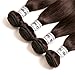 Dark Brown Bundles Human Hair BrazilianStraight Hair Extensions Sew In 9A Grade Virgin 100% Unprocessed Remy Human Hair Weave Extensions (Straight 2#, 18 20 22inch)