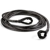 WARN 93119 Spydura Synthetic Winch Cable Rope Extension with Loop Ends: 3/8" Diameter x 50' Length, 5 Ton (10,000 lb) Capacity
