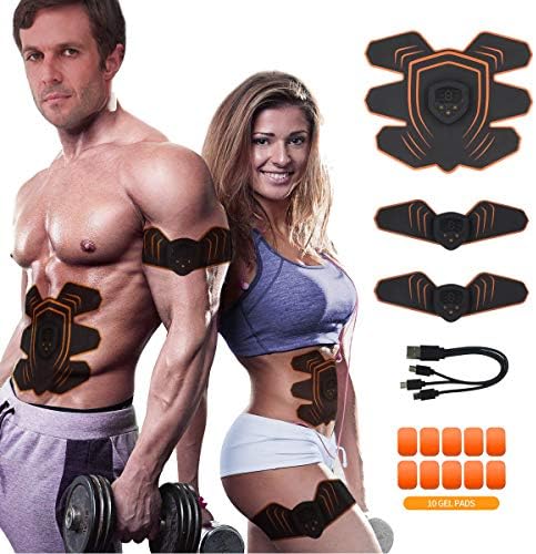 MOORAY SPORT Abs Stimulator Trainer Ultimate Abs Stimulator Ab Stimulator for Men Women Abdominal Work Out Ads Power Abs Training Gear Workout Equipment Portable Stimulator Abs Belt