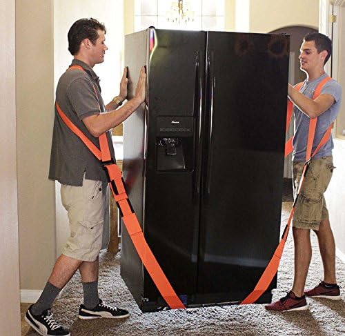 Move the shoulder strap，ViEr - Easily Move, Lift, Carry, And Secure Furniture, Appliances, Heavy Objects Without Back Pain! Straps and Harnesses for 2 Movers - Great Tool To Add To Moving Supplies!
