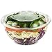 32 Ounce Clear Plastic Disposable Salad Containers with Lids in Bulk for a Fresh Airtight Seal, Portable Serving Bowl Set for Meal Prep & Preserve Freshness 25 Pack by NYHI Direct