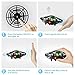 Flying Toys Drones for Kids, 2019 Improved Flying Ball Drone Toy with Infrared Sensor Auto-Avoid Obstacles 360°Rotating LED Light, Mini Quadcopter Hand Operated Drones for Boys or Girls (Black)