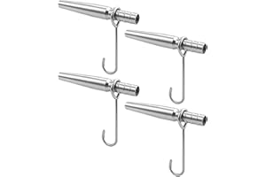 FewNvWa 4-piece Maple Syrup Tapping Set with Hooks, Easy-to-use, Stainless Steel Taps for Home, Garden and Yard