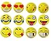 60 Emoji Party Paper Plates 7 Inch Emoji Fun Party Supplies and Party Favors. Pack of 60 Yellow Emoji Themed Smile Faced Dessert Plates.
