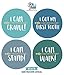 Baby Monthly Milestone Stickers (Set of 20) - Birth to 12 Months + 7 Bonus Achievement Stickers